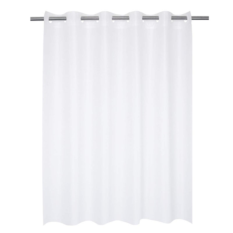 River Dream Hotel Grade No Hooks Needed Waterproof Shower Curtain or Liner,Frost (PEVA, 71" x 74") - Image 1